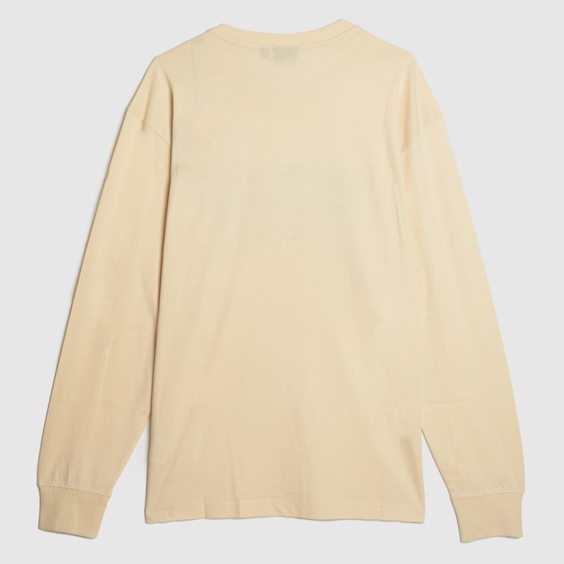 Camiseta De Cuello Redondo Estilo Libre Con Estampado De Botas De Dr.Martens En Color Natural