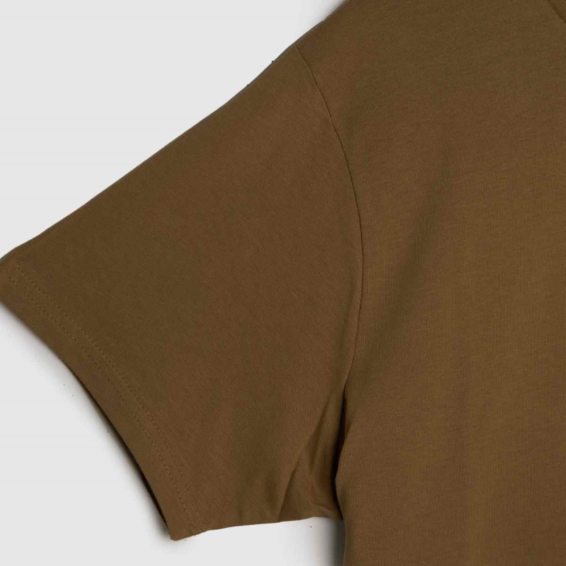 Vans Camiseta Con Logo En El Pecho Izquierdo Marrón Dr.martens Botas