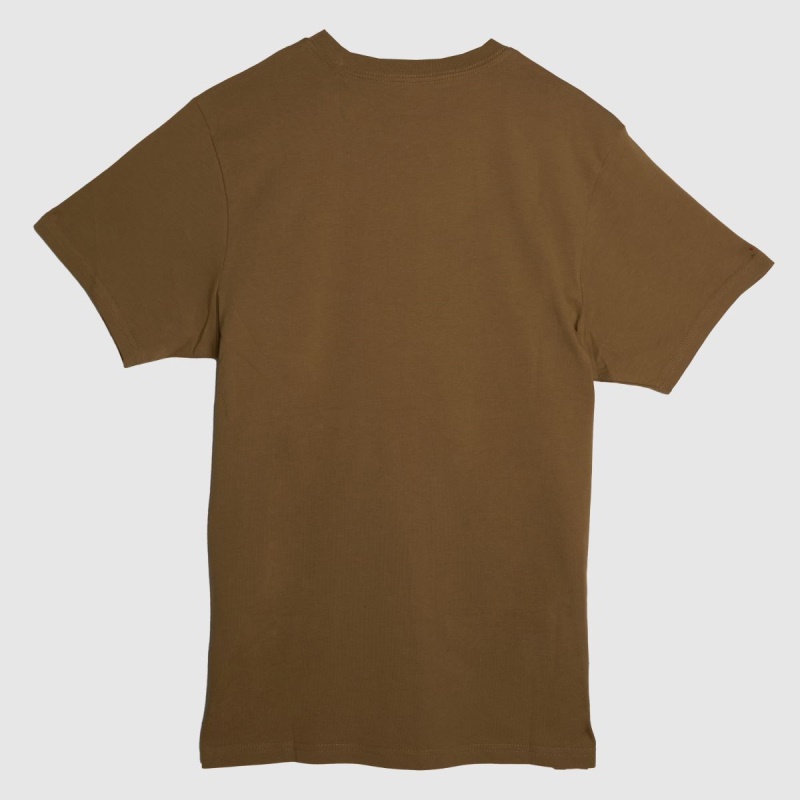 Vans Camiseta Con Logo En El Pecho Izquierdo Marrón Dr.martens Botas