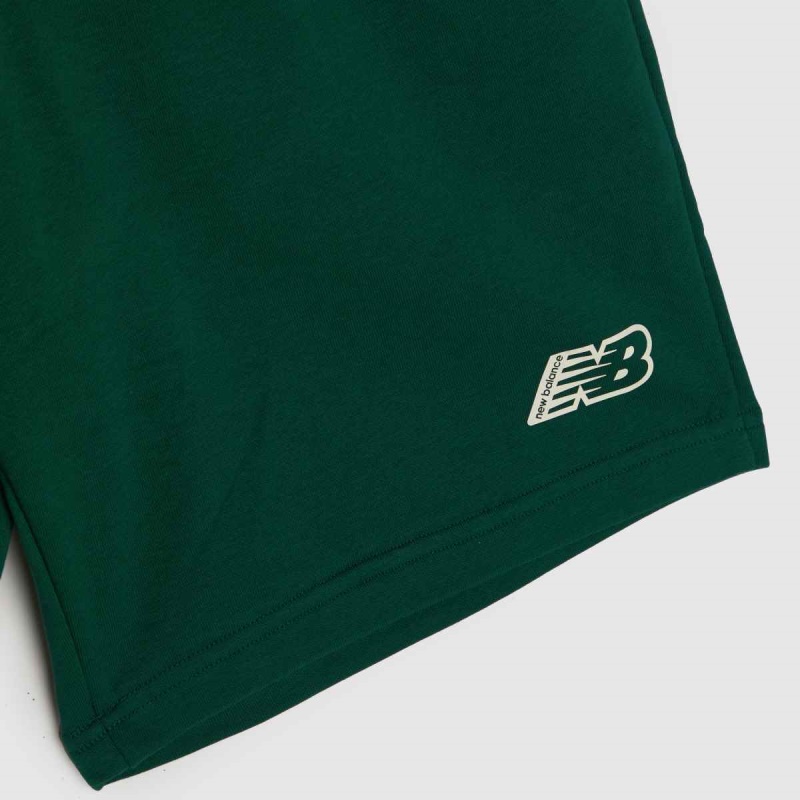 Pantalones Cortos De Forro Polar Verde Esencial De New Balance Dr.martens Botas