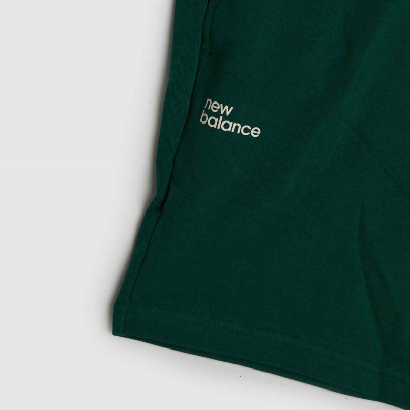 Pantalones Cortos De Forro Polar Verde Esencial De New Balance Dr.martens Botas