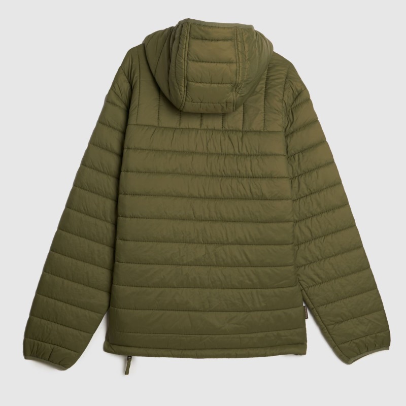 Chaqueta Verde Paper Morgex Con Media Cremallera Botas Dr.martens