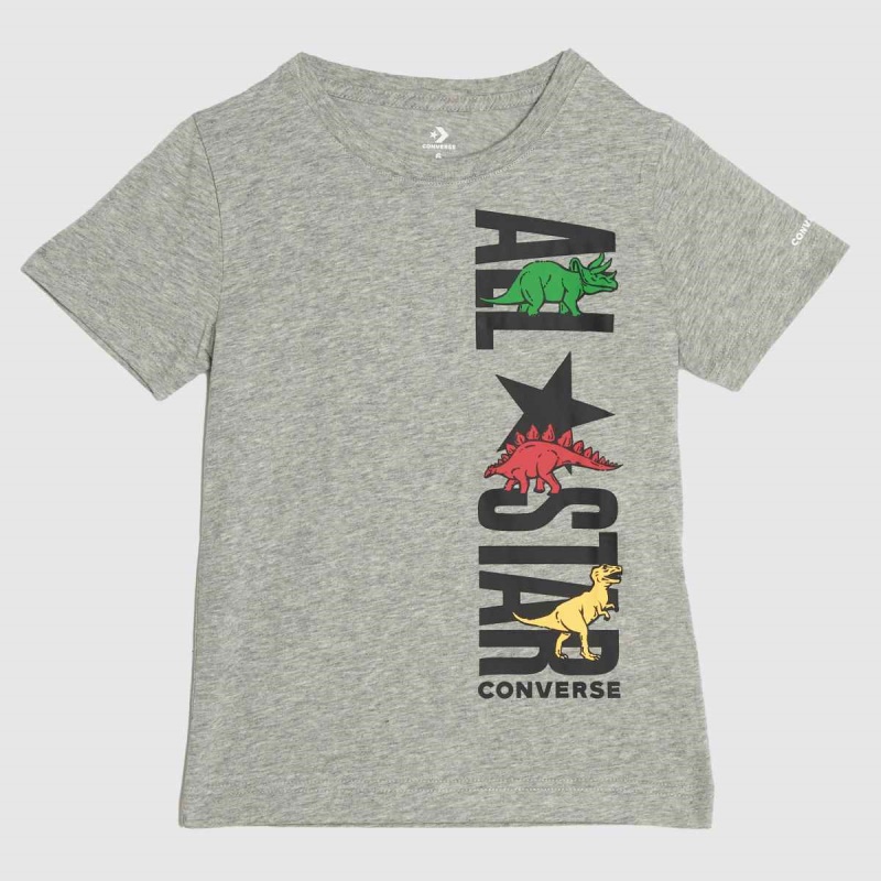 Light Grey Dr.martens Botas Converse Boys Dinoverse All Star Tshirt