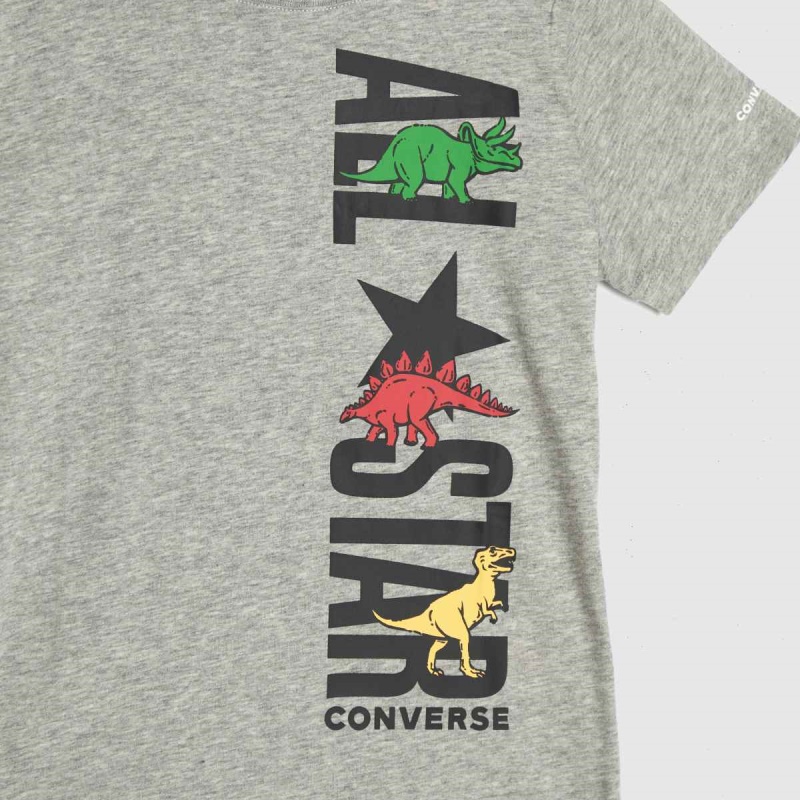 Light Grey Dr.martens Botas Converse Boys Dinoverse All Star Tshirt