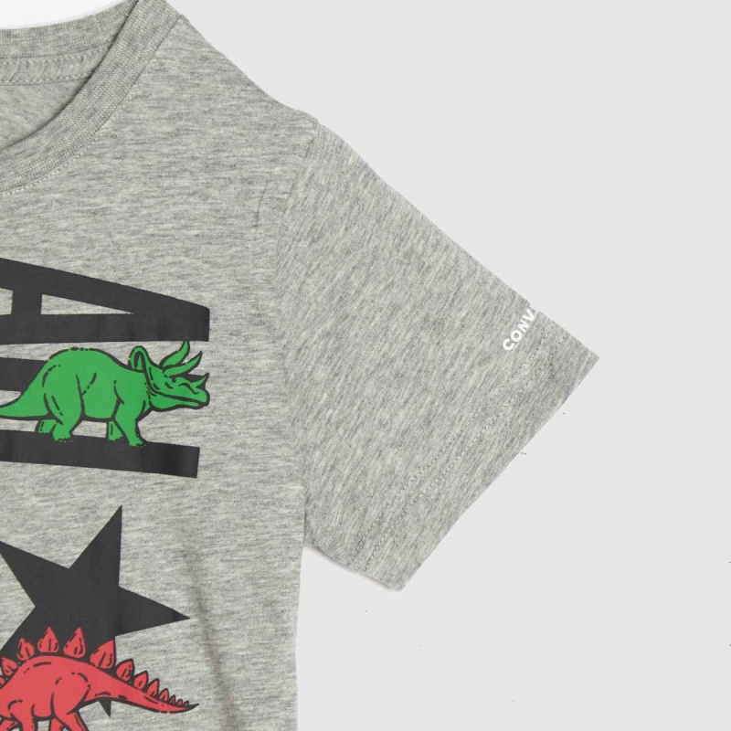 Light Grey Dr.martens Botas Converse Boys Dinoverse All Star Tshirt