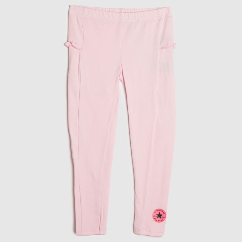 Conjunto De Converse Ruffle Crew Y Leggings Dr.martens Botas Rosa Pálido