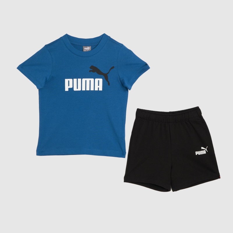 Puma Minicats Camiseta Y Shorts Dr.martens Botas Negro Y Azul