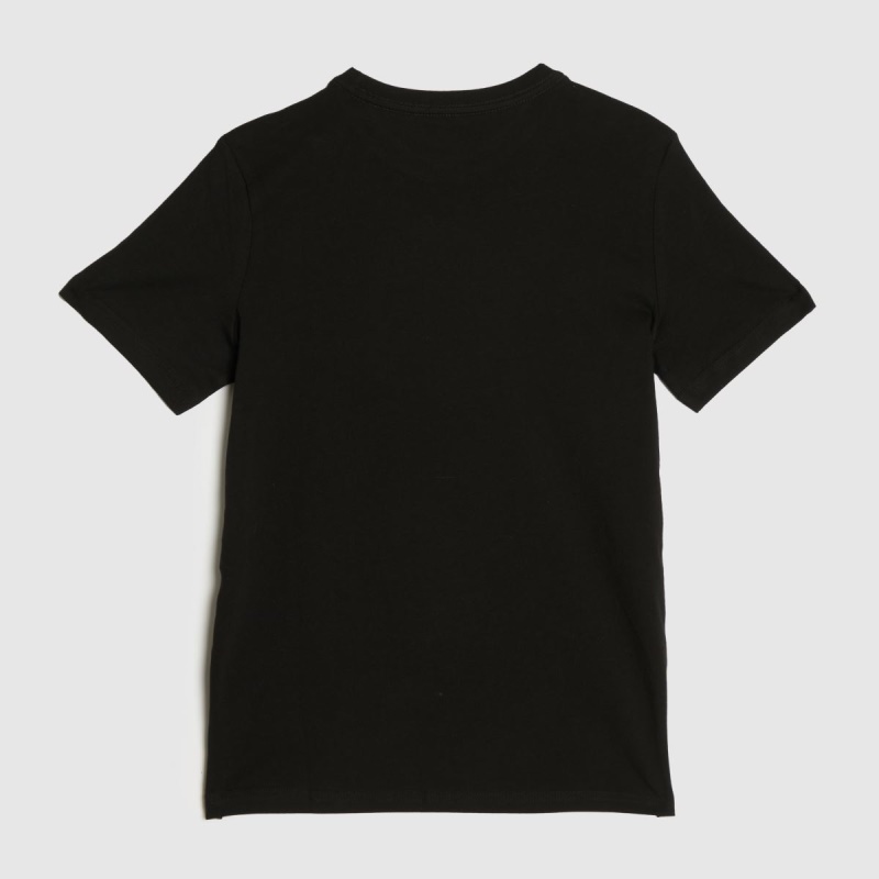 Dr.martens Botas Camiseta Negra Con Logo Pequeño De Puma Para Niños