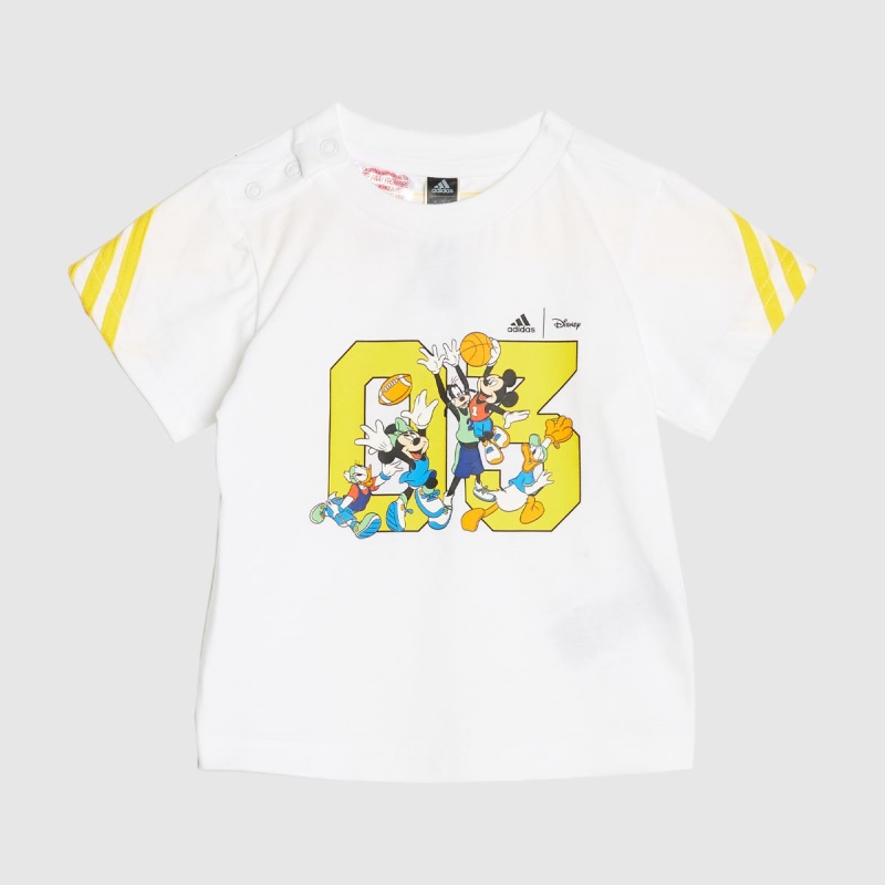 Conjunto Camiseta Y Pantalón Corto Adidas Disney Negro-blanco Dr.martens Botas