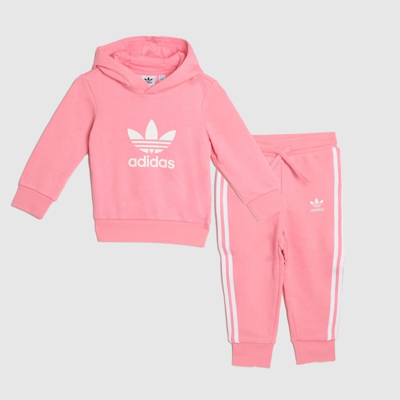 Conjunto Rosa De Adidas Joggers Y Sudadera Con Capucha Dr.martens Botas