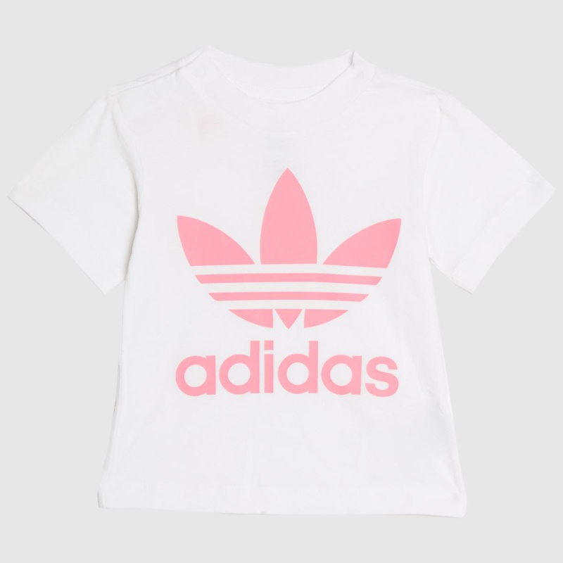 Conjunto Camiseta Y Short Adidas Dr.martens Botas Blanco-rosa