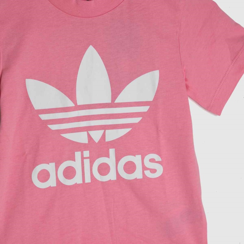 Camiseta Rosa Adidas Trefoil Dr.martens Botas