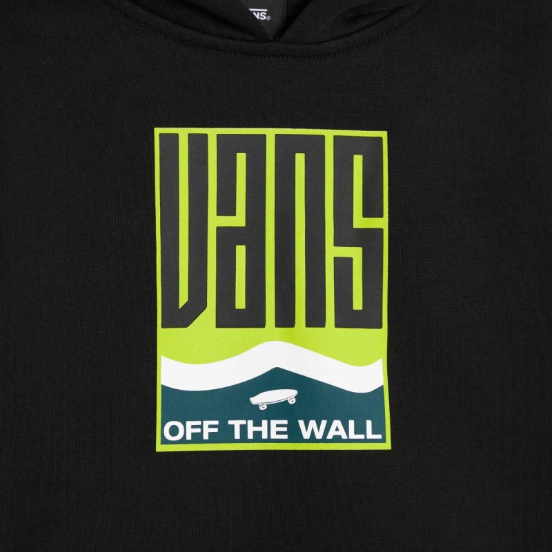 Dr.martens Botas Vans Niños Laberinto Po Sudadera Con Capucha Negro