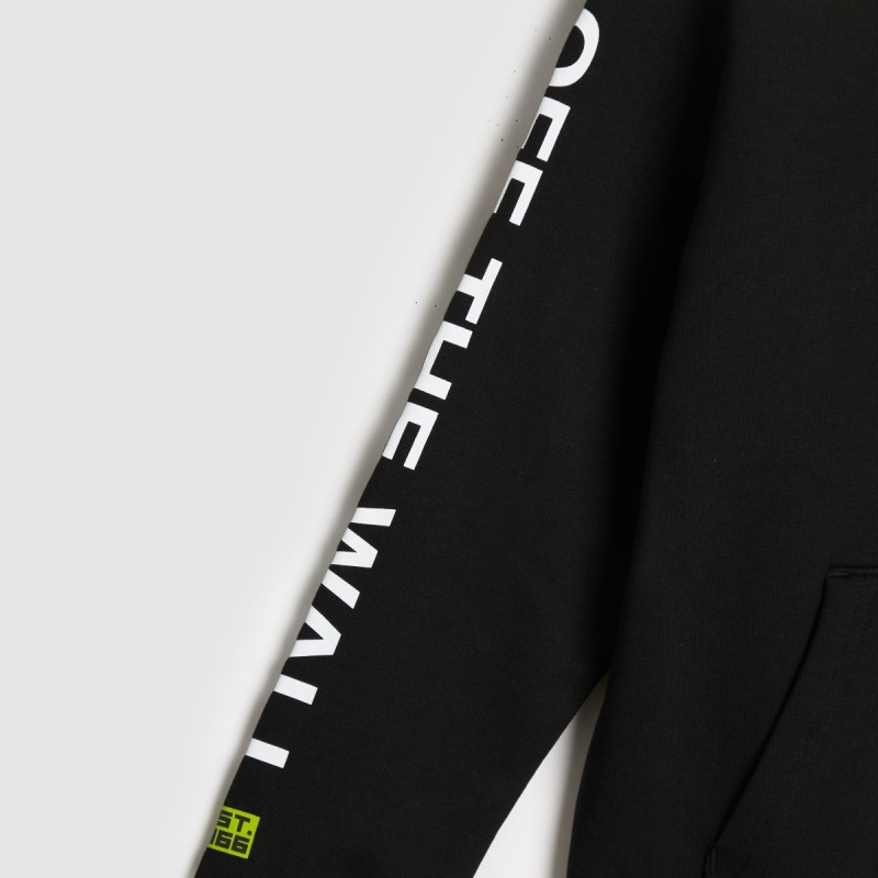 Dr.martens Botas Vans Niños Laberinto Po Sudadera Con Capucha Negro