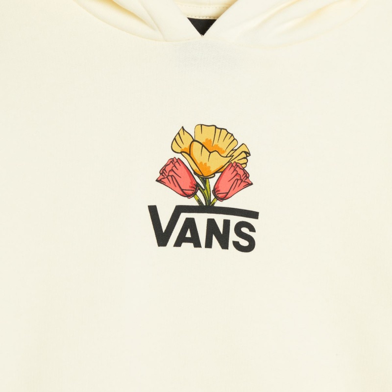 Blanco Dr.martens Botas Vans Niñas Poppin Sudadera Con Capucha