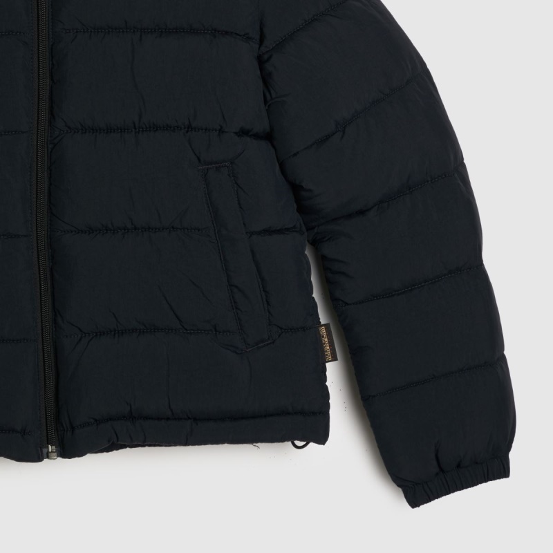 Negro Dr.martens Botas Azul Chaqueta De Baño