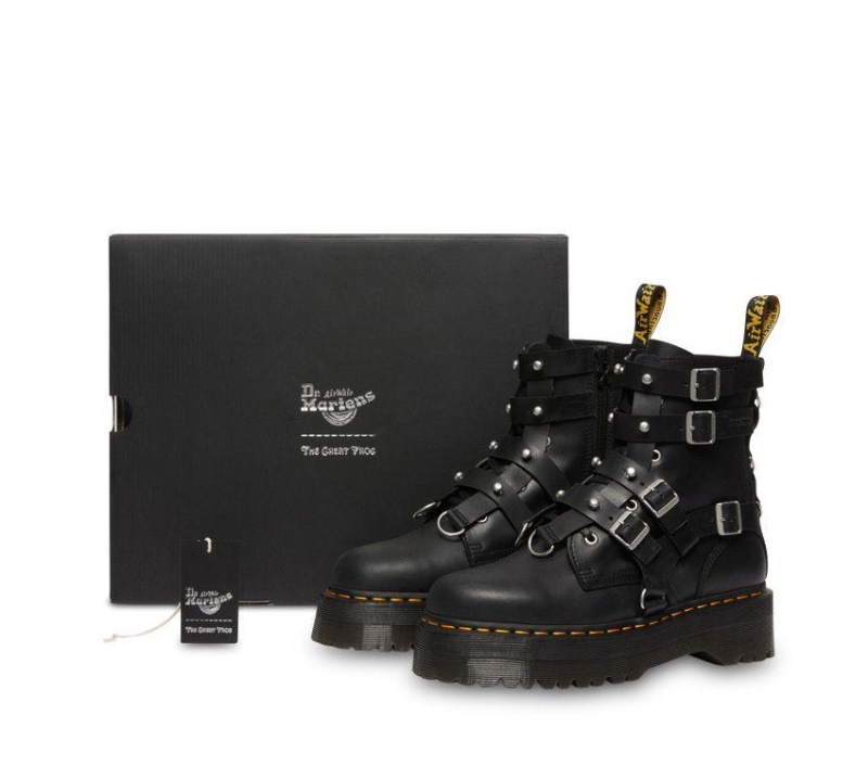 Dr.martens Botas Jadon Tgf Negro Ilusión Aceitosa