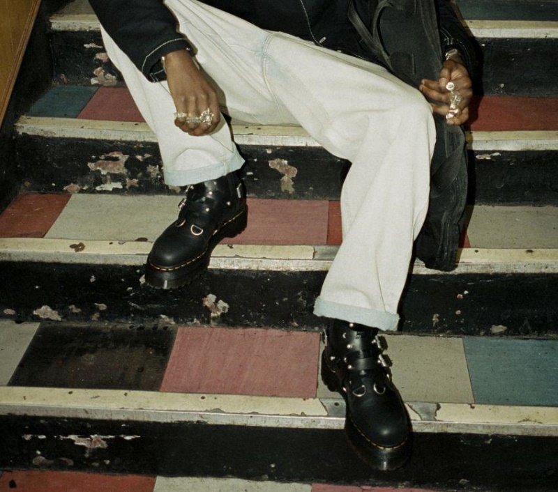 Dr.martens Botas Jadon Tgf Negro Ilusión Aceitosa