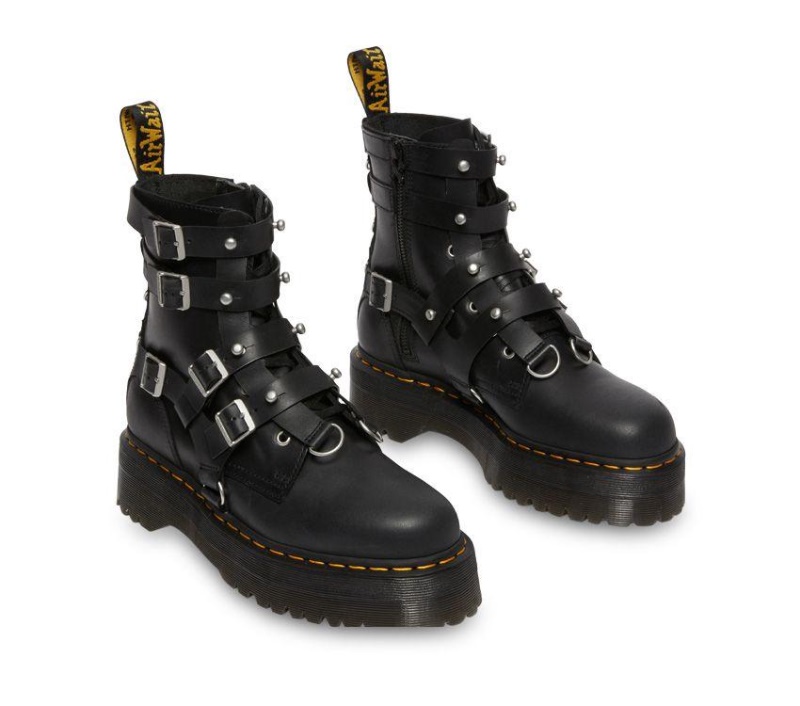 Dr.martens Botas Jadon Tgf Negro Ilusión Aceitosa