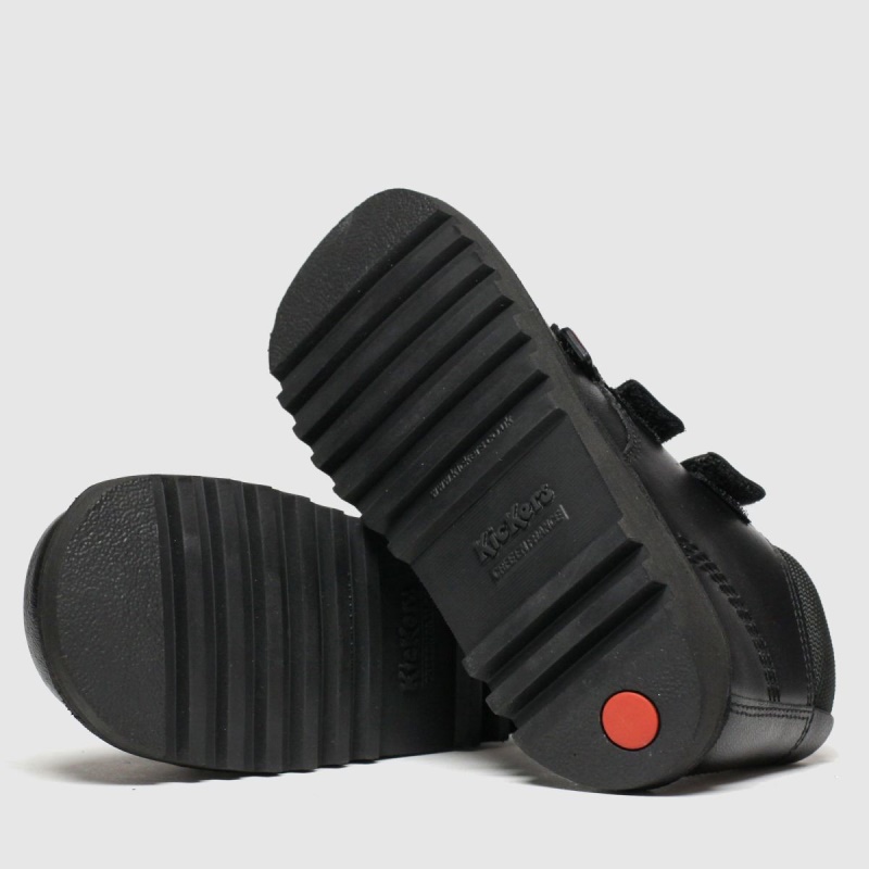 Kickers Kick Scuff Hola Niños Botas De Niño Dr.martens Botas Negro