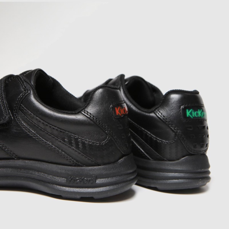 Dr.martens Botas Negras Kickers Correa Reasan Niños Zapatos Para Niños Pequeños