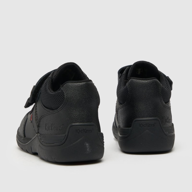 Kickers Stomper Mid Boys Júnior Botas Dr.martens Botas Negro