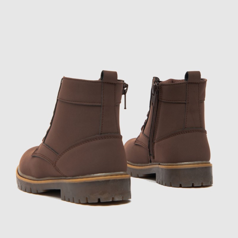 Dr.martens Botas Schuh Change Lace Up Boys Júnior Botas Marrones