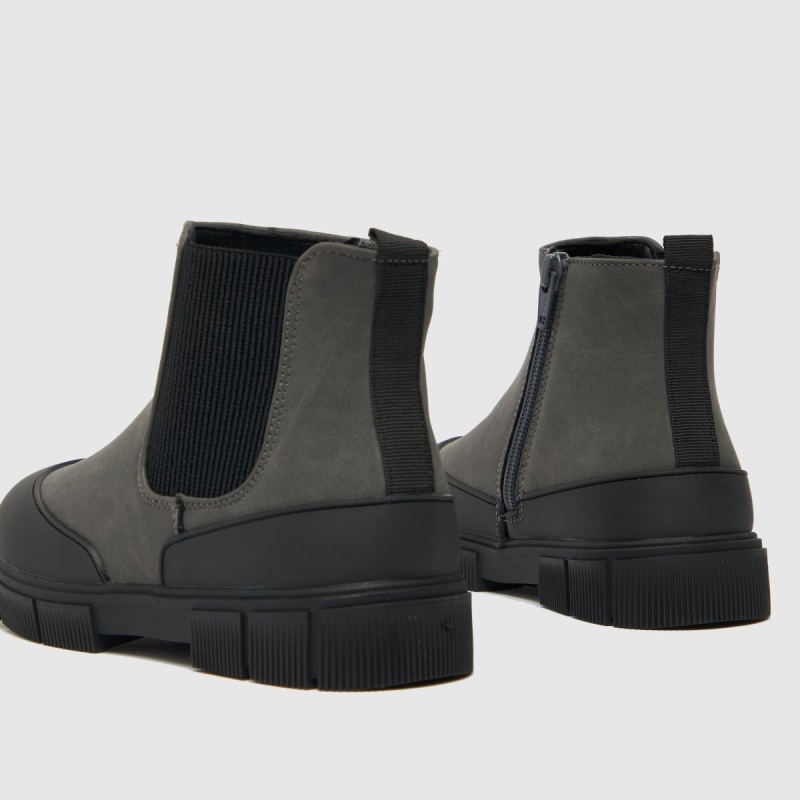 Dr.martens Botas Gris Schuh Curioso Chelsea Niños Botas Junior