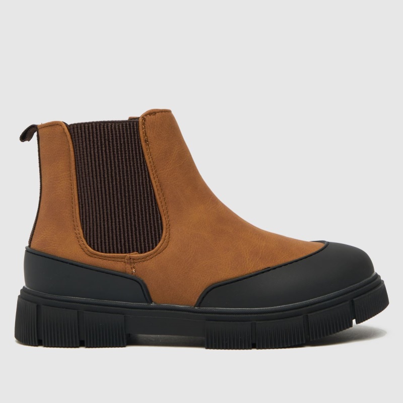 Dr.martens Botas Schuh Curioso Chelsea Niños Junior Botas Bronceado
