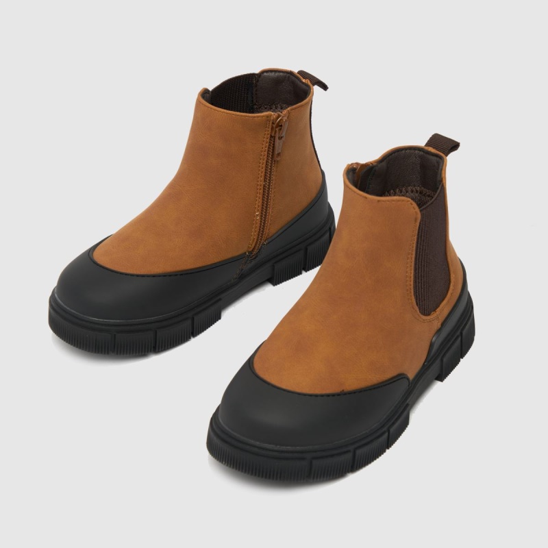 Dr.martens Botas Schuh Curioso Chelsea Niños Junior Botas Bronceado