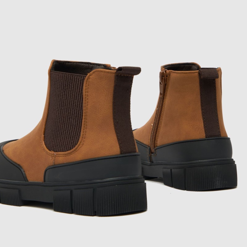 Dr.martens Botas Schuh Curioso Chelsea Niños Junior Botas Bronceado