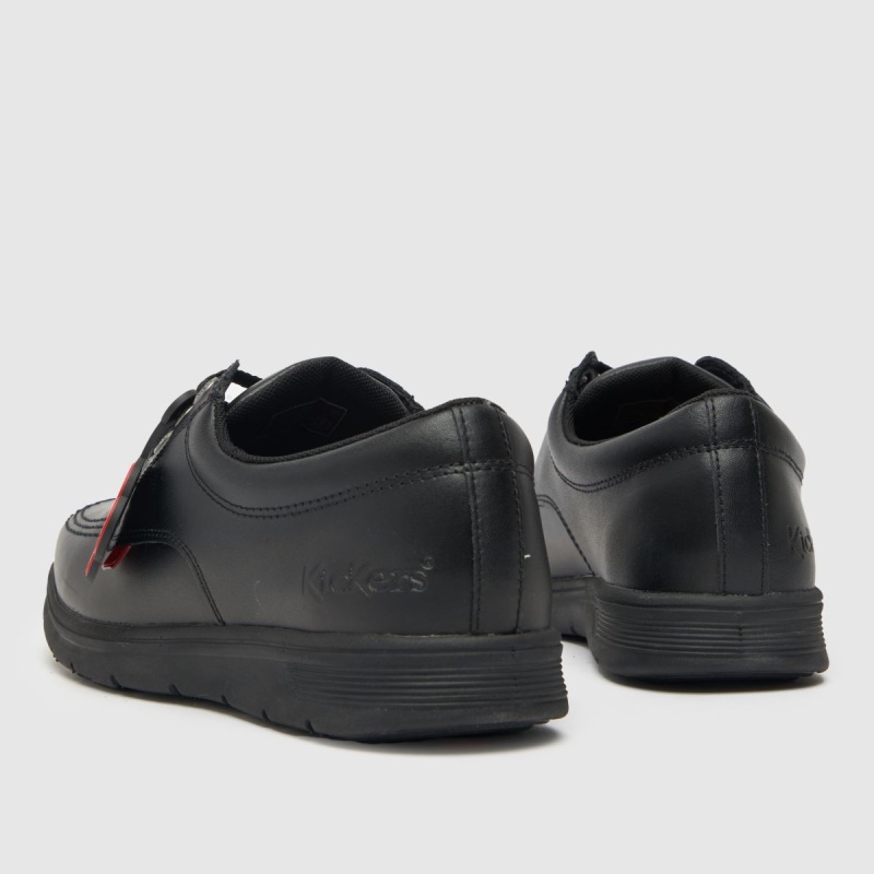 Dr.martens Botas Negro Kickers Kelland Encaje Niños Zapatos Juveniles