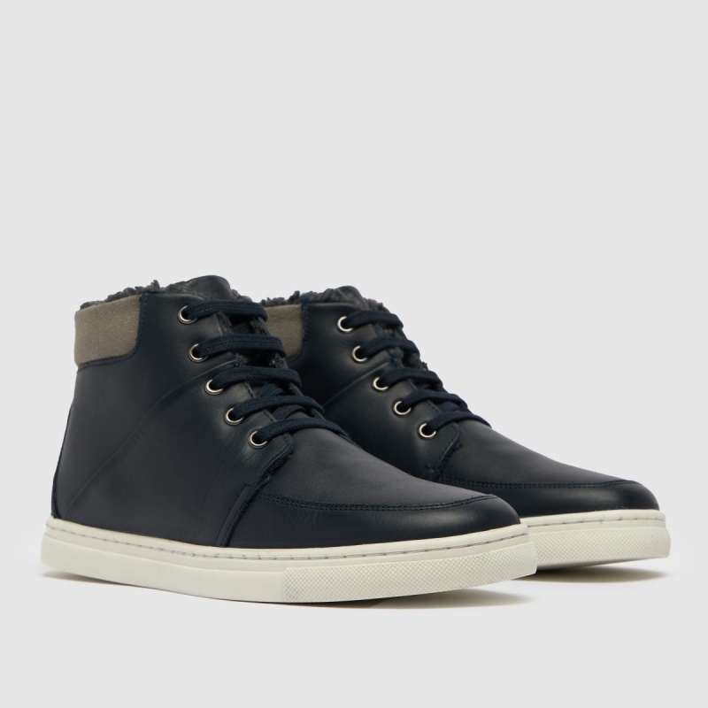 Azul Marino Schuh Capital Cupsole Niños Botas Juveniles Dr.martens Botas