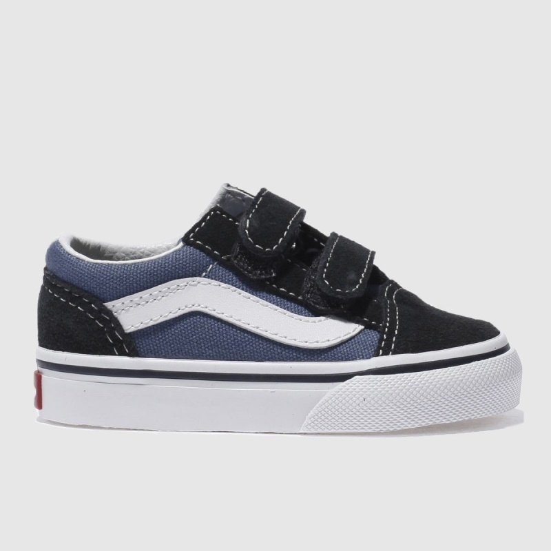 Vans Old Skool V Niños Zapatillas De Deporte Para Niños Pequeños Dr.martens Botas Azul Marino