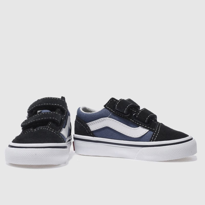 Vans Old Skool V Niños Zapatillas De Deporte Para Niños Pequeños Dr.martens Botas Azul Marino