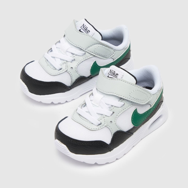 Nike Air Max Sc Niños Niño Entrenadores Blanco-verde Dr.martens Botas