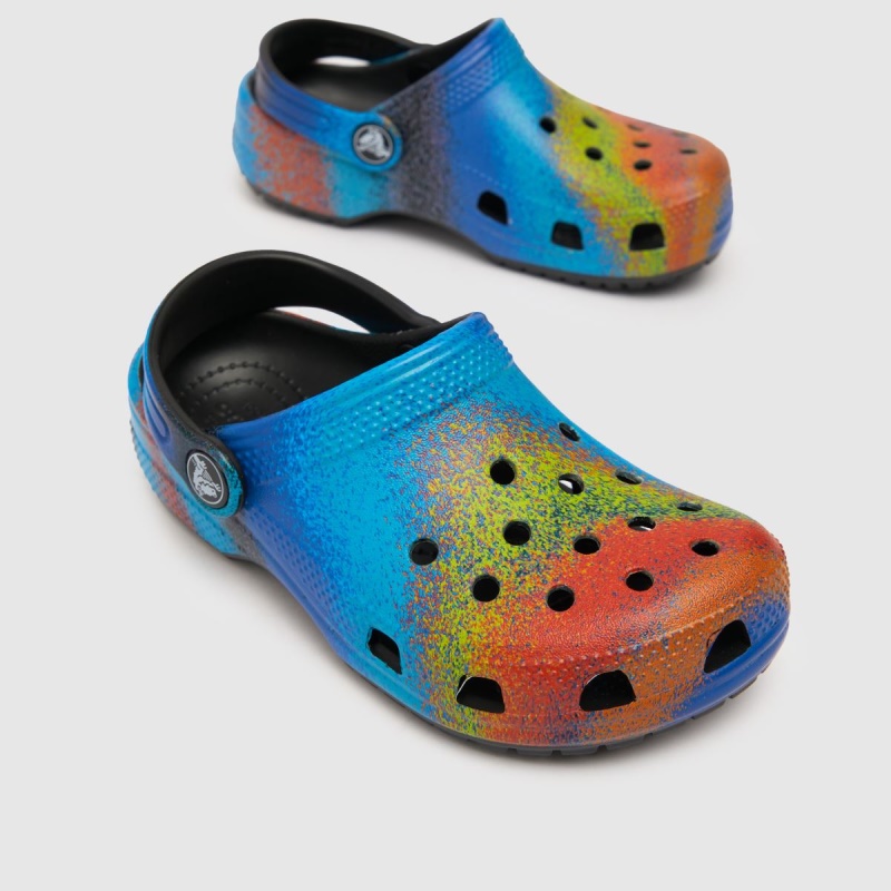 Multi Crocs Classic Spray Clog Boys Junior Sandalias Dr.martens Botas