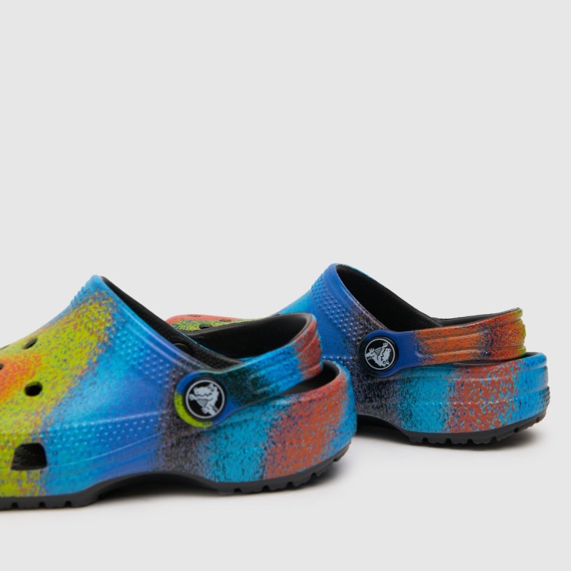 Multi Crocs Classic Spray Clog Boys Junior Sandalias Dr.martens Botas