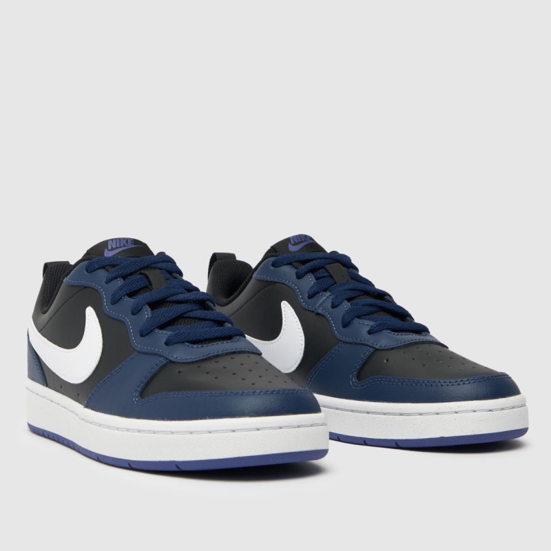 Dr.martens Botas Nike Court Borough Low 2 Niños Jóvenes Entrenadores Azul Marino-negro