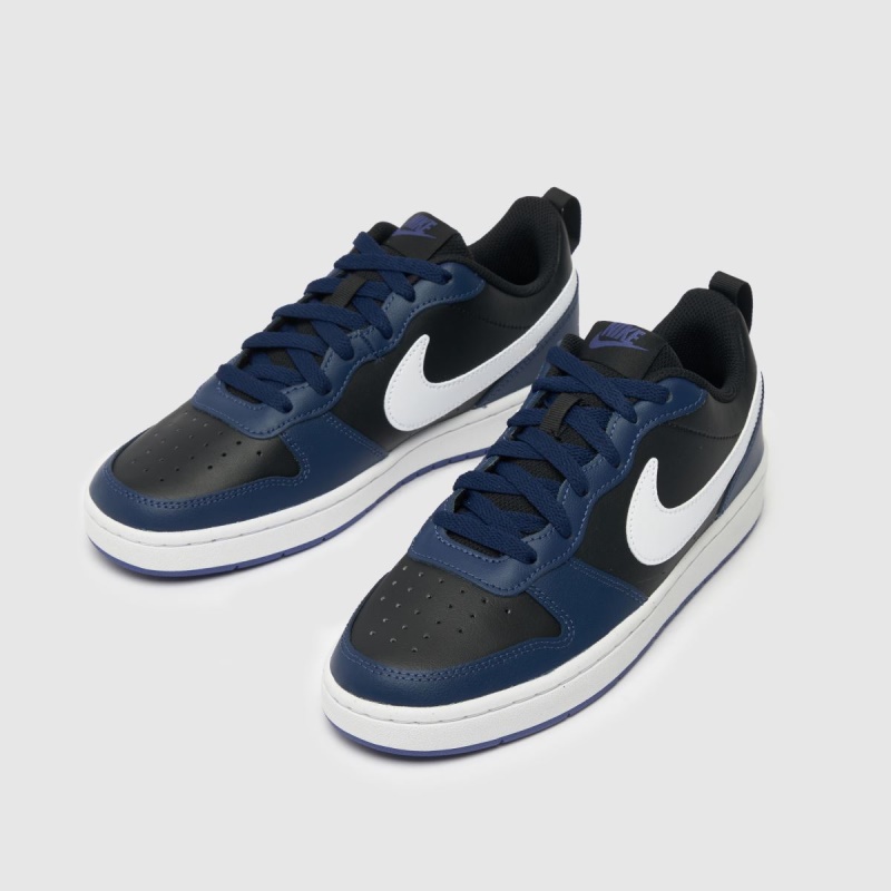 Dr.martens Botas Nike Court Borough Low 2 Niños Jóvenes Entrenadores Azul Marino-negro