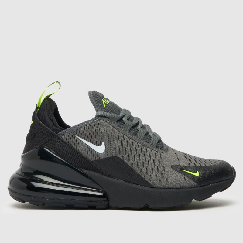 Dr.martens Botas Nike Air Max 270 Niños Jóvenes Entrenadores Gris-negro