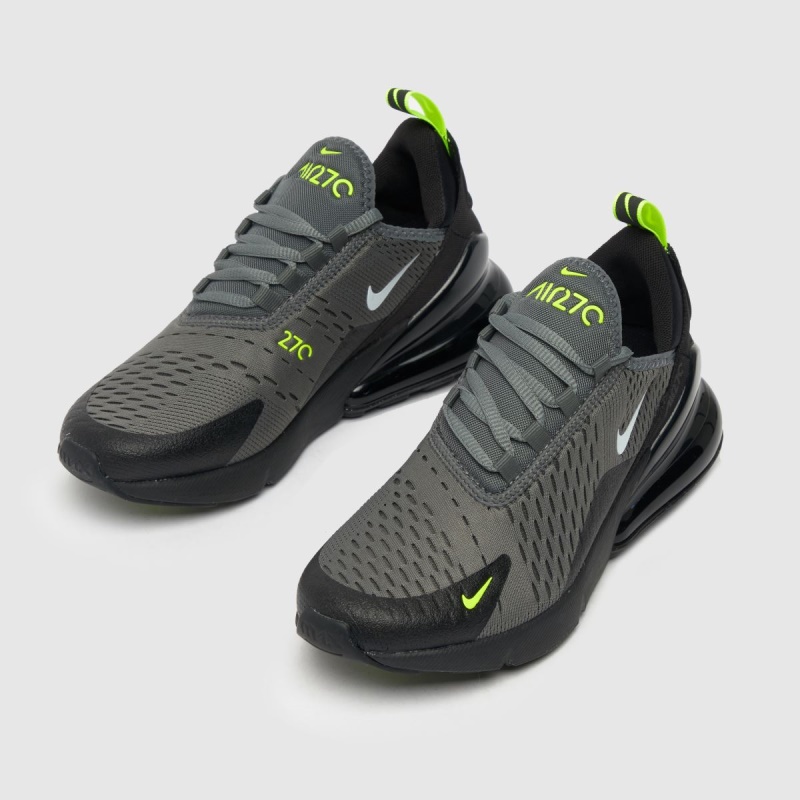 Dr.martens Botas Nike Air Max 270 Niños Jóvenes Entrenadores Gris-negro