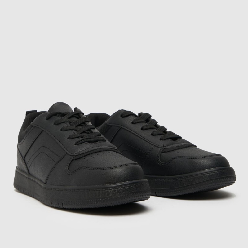 Negro Dr.martens Botas Schuh Machine Niños Zapatillas Juveniles