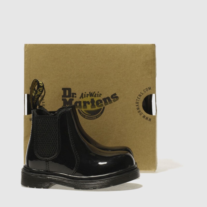 Dr.martens Botas Negras Dr Martens 2976 Botas Para Niñas Pequeñas