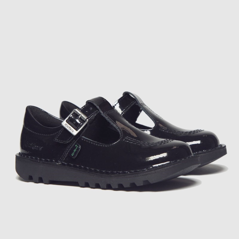 Dr.martens Botas Kickers T Patl Niñas Zapatos Para Niños Pequeños Negro