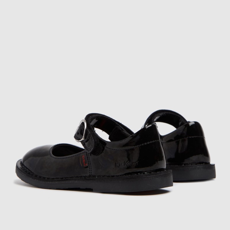 Dr.martens Botas Negras Kickers Adlar Heart Niñas Zapatos Para Niños Pequeños