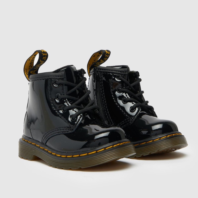 Dr Martens 1460 Botas Para Niñas Pequeñas Negro Dr.martens Botas