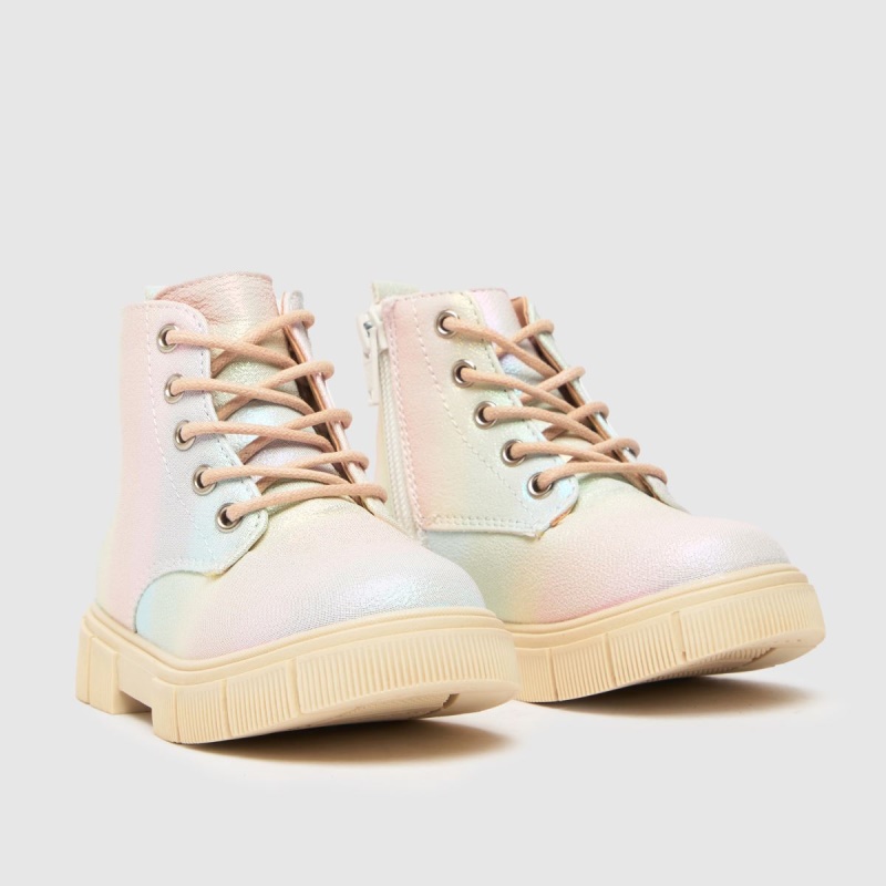 Multi Dr.martens Botas Schuh Chant Botas Con Cordones Para Niñas Pequeñas