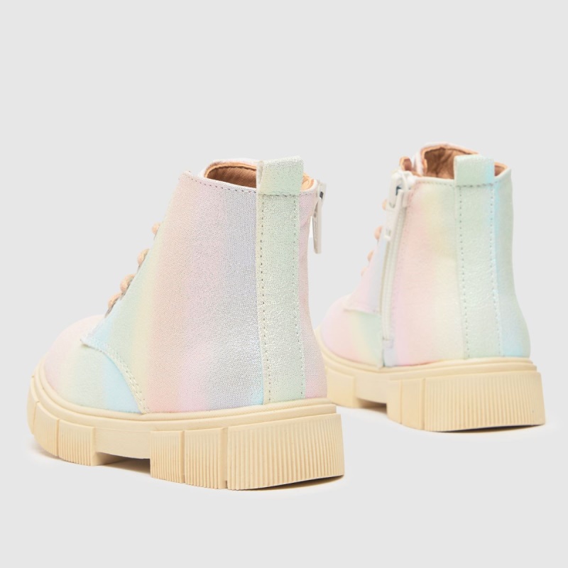 Multi Dr.martens Botas Schuh Chant Botas Con Cordones Para Niñas Pequeñas