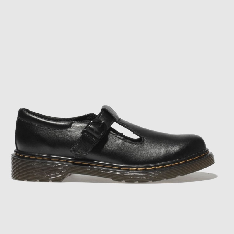 Dr.martens Botas Dr Martens Polley Niños Júnior Zapatos Negro